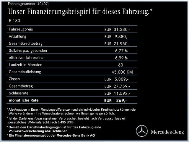 Mercedes-Benz B 180
