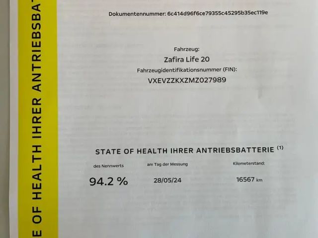 Opel Zafira Life