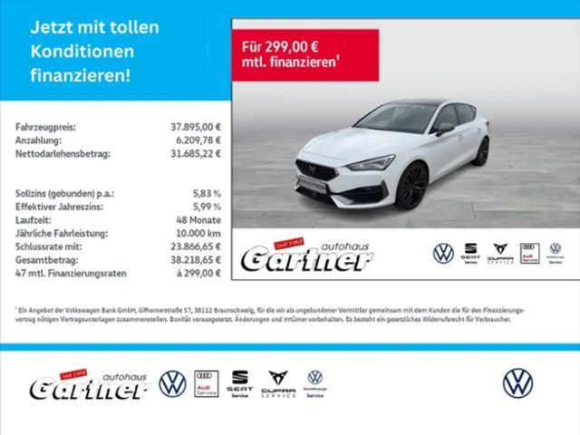 Cupra Leon VZ 2.0 TSI DSG PANO 19"VISION PLUS KAMERA AHK KLI 2024 Benzine