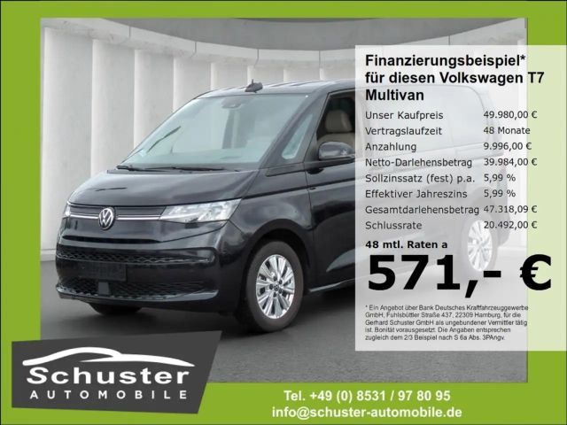 Volkswagen T7 Multivan Life TDI*DSG AHK ACC Head-Up Leder 2024 Diesel