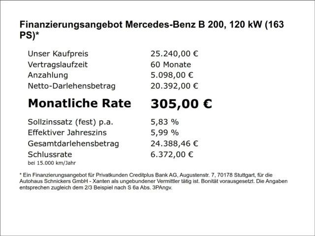 Mercedes-Benz B 200