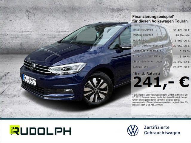Volkswagen Touran Comfortline 1.5 TSI DSG LED BT SHZ Klima StandHZG 2025 Benzine