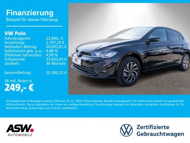 Volkswagen Polo Life 1.0 TSI DSG LED RFK VC SHZ PDC v/h Alu 2025 Benzine