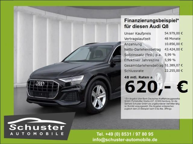 Audi Q8 50TDI quattro*Luftfed 360°Kam Panodach Leder 2022 Diesel