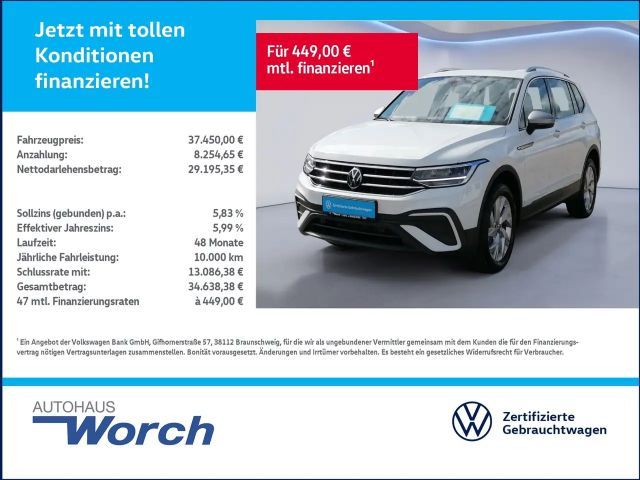 Volkswagen Tiguan Allspace 1.5 TSI DSG Life PANO+7-SITZER+AHK+RFK+ 2024 Benzine