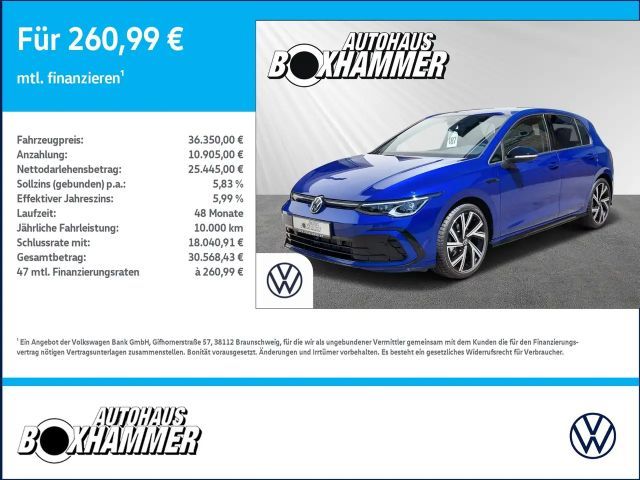 Volkswagen Golf VIII  1,5 eTSI DSG R-Line NAVI+AHK+RFK 2024 Benzine