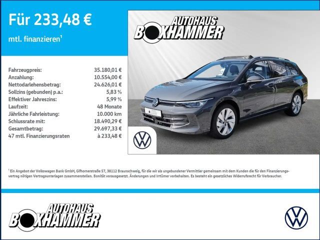Volkswagen Golf Variant VIII Variant  1,5 eTSI DSG Style AHK+360KAM+SIDE. 2024 Benzine