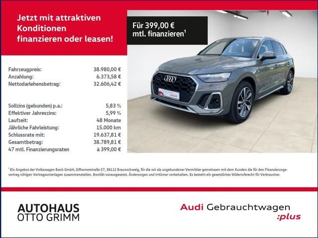 Audi Q5 40 TDI quattro S line KLIMA NAVI LEDER ALU 2023 Diesel