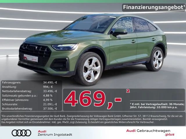 Audi Q5 Sportback 50 TFSI e qu NAVI virt 20" advanced 2022 Hybride / Benzine