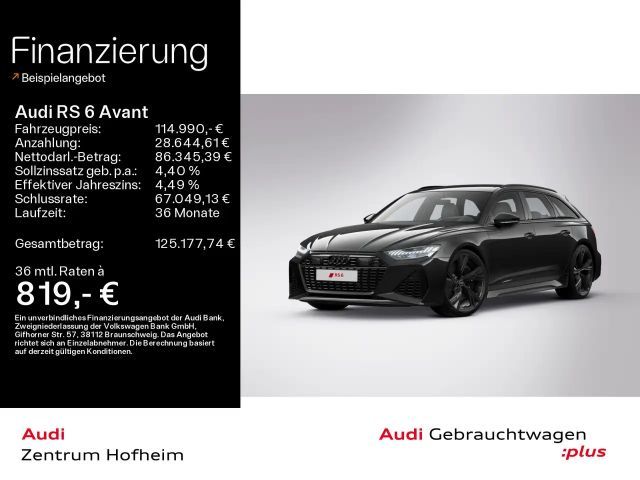Audi RS6 2024 Benzine
