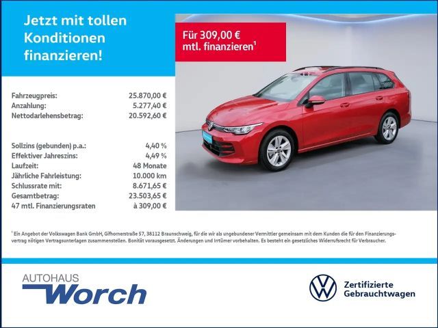 Volkswagen Golf Variant 1.5 TSI Life LED+APP+ACC+SHZ+PDC 2025 Benzine