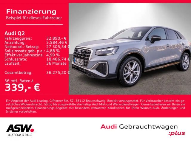 Audi Q2 S line 35TFSI Stroni Matrix Leder AHK Standhz 2025 Benzine