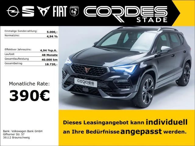 Cupra Ateca VZ 4Drive 2.0 TSI Automatik Kamera Navi PDC (HC666 2025 Benzine