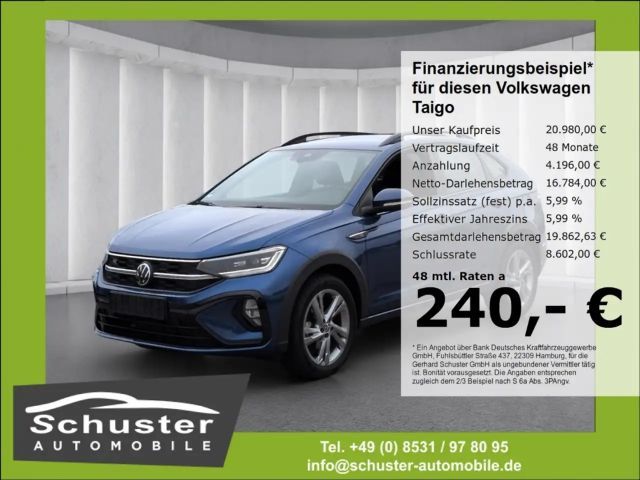 Volkswagen Taigo R-LINE 1.0TSI*IQ-LED ACC Navi R-Kam Alarm 2024 Benzine