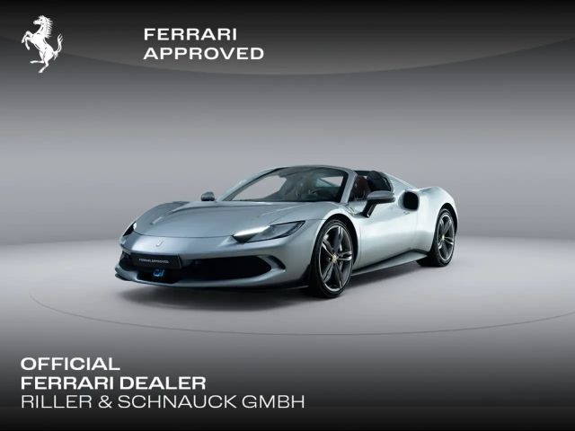 Ferrari 296 GTS >GRIGIO TITANIO*CIOCCOLATO*1.OWNER< 2024 Hybride / Benzine