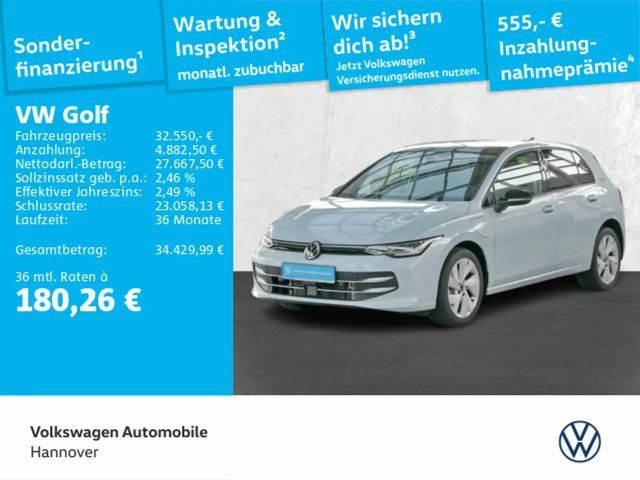 Volkswagen Golf VIII 1.5 eTSI DSG eHybrid Goal LED Kamera A 2025 Hybride / Benzine