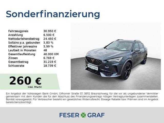Cupra Formentor VZ 2.0 TSI DSG 4Drive|RFK|Navi|ACC 2023 Benzine