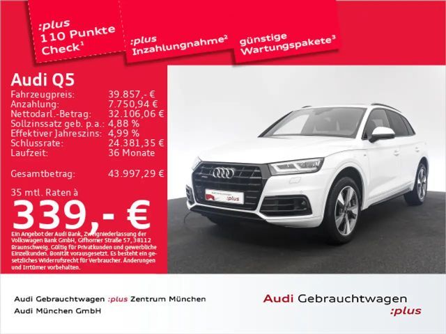 Audi Q5 50 TDI qu. S line StdHzg/Pano/AHK/B&O 2020 Diesel