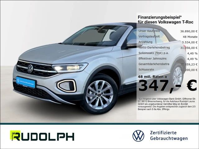 Volkswagen T-Roc Cabriolet Style 1.5 TSI DSG LED AHK Navi ACC SHZ F 2025 Benzine