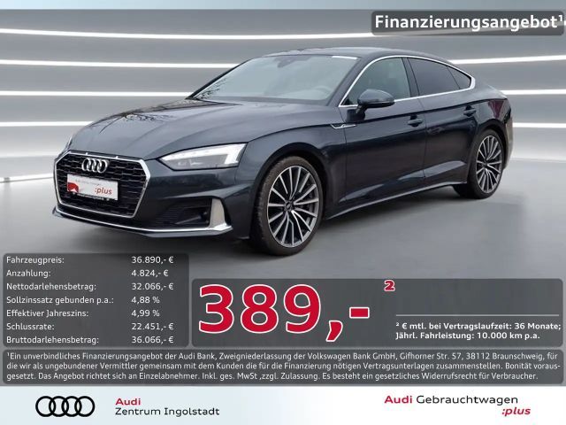 Audi A5 Sportback 40 TFSI MATRIX ACC 19" KAM advanced 2023 Benzine