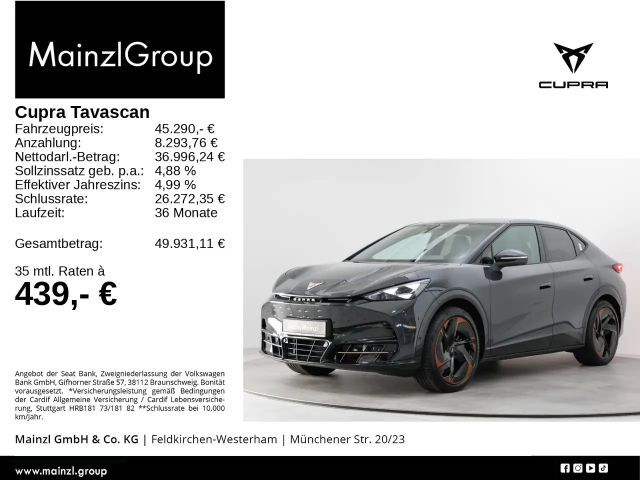 Cupra Tavascan 250kW VZ Pano HUD SHZ 360° ACC Matrix 2025 Elektrisch