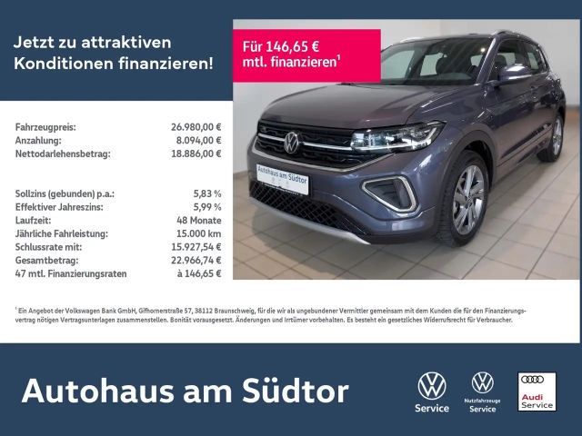 Volkswagen T-Cross R-Line 1.0 TSI | LED RFK ACC Navi 2024 Benzine