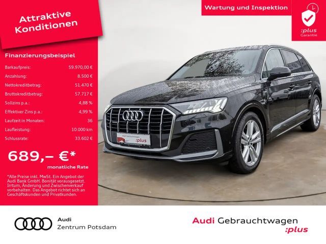 Audi Q7 S line 50 TDI quattro MATRIX AHK B&O STAND 2022 Diesel