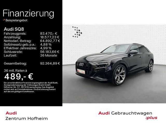 Audi SQ8 *B&O*HUD*Pano*Matrix*Virtual*Navi+*Kamera*Tou 2023 Benzine