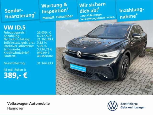 Volkswagen ID.5 Pro Performance Navi AHK Pano Kamera HUD WP 2022 Elektrisch