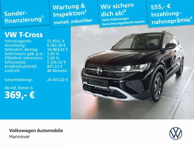 Volkswagen T-Cross GOAL 1.0 TSI DSG Navi Rückfahrkamera Par 2025 Benzine