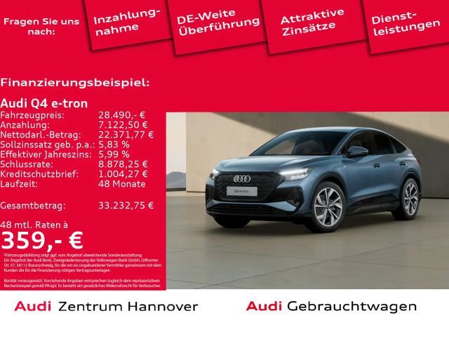 Audi Q4 e-tron 2022 Elektrisch