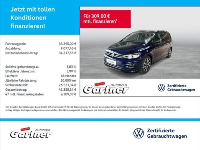 Volkswagen Touran GOAL 2.0 TDI SCR DSG REAR VIEW IQ LIGHT SPORTFAHR 2025 Diesel