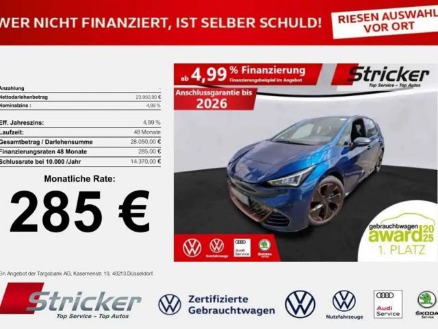 Cupra Born 150/58 285,-ohne Anzahlung Navi Sitzheizung Kamer 2022 Elektrisch