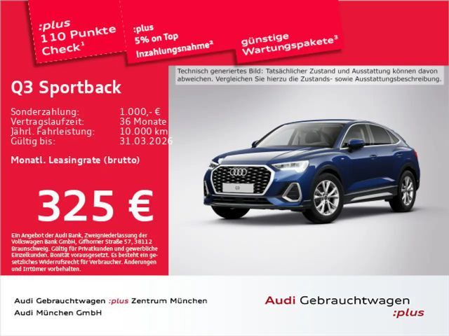 Audi Q3 35 TFSI S tronic S line AHK/ACC/Vir 2025 Benzine