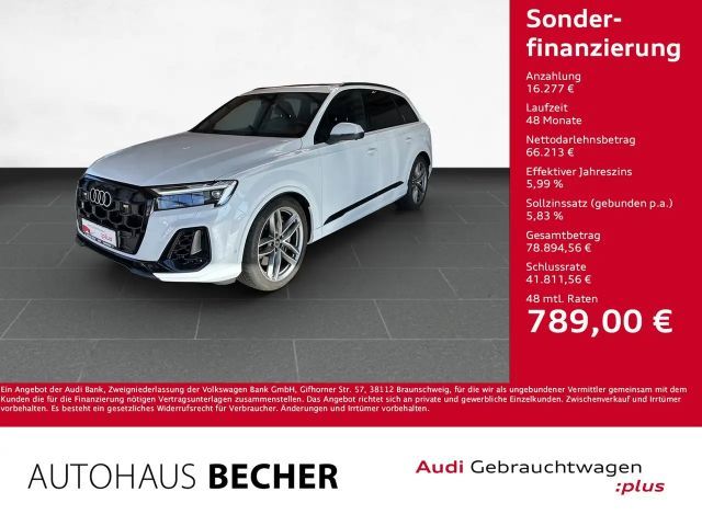 Audi Q7 S line 55 TFSIe quattro tiptronic /AHK/Pano 2024 Hybride / Benzine
