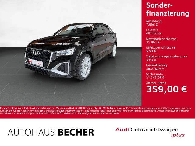 Audi Q2 S line 35 TFSI S tronic /AHK/Sitzhz/Rückfahrk 2025 Benzine