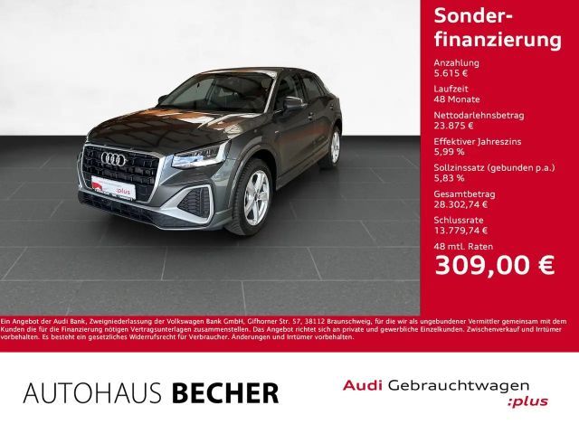 Audi Q2 S line 35 TFSI S tronic /AHK/Sitzhz/Rückfahrk 2024 Benzine