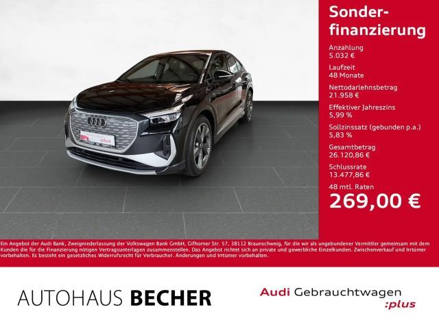 Audi Q4 e-tron Sportback 35 S line /Navi/LED/Sitzhz 2022 Elektrisch