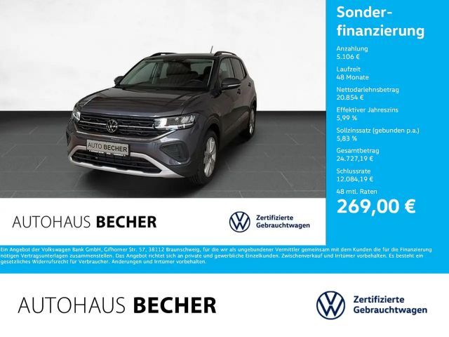 Volkswagen T-Cross Life 1.0 TSI 6-Gang /Sitzhz/CarPlay/LED 2025 Benzine