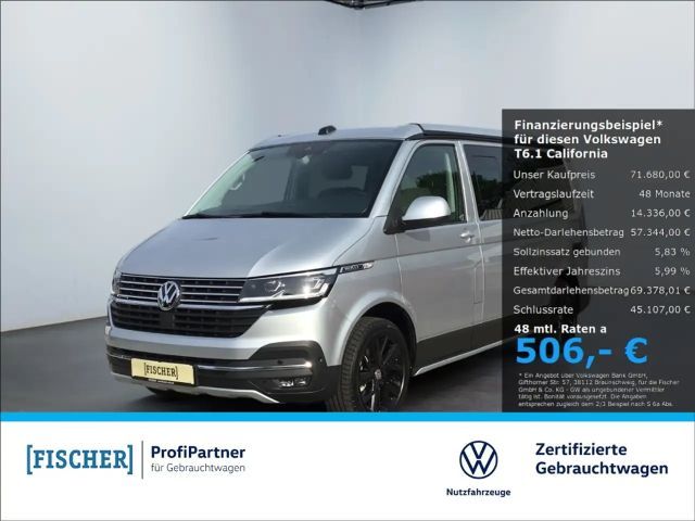 Volkswagen T6.1 California Ocean 2.0 TDI 4Motion Markise DSG StdHZG Navi 2024 Diesel