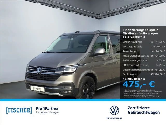 Volkswagen T6.1 California Ocean Anschlussgarantie 2.0 TDI DSG Markise StdHZG 2024 Diesel