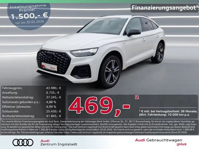 Audi Q5 Sportback 55 TFSI e qu 2x S line MATRIX AHK 2022 Hybride / Benzine