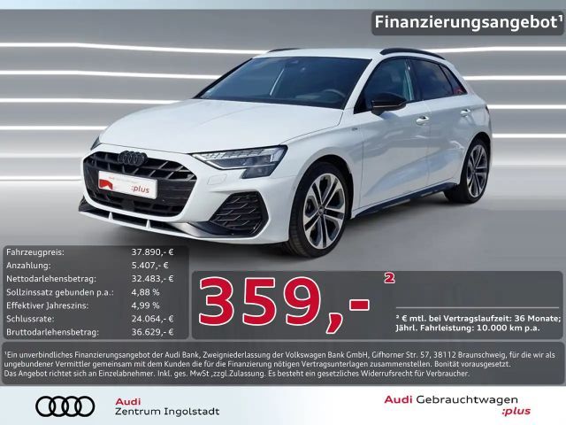 Audi A3 Sportback 35 TFSI 2x S line LED AHK ACC Sonos 2025 Benzine