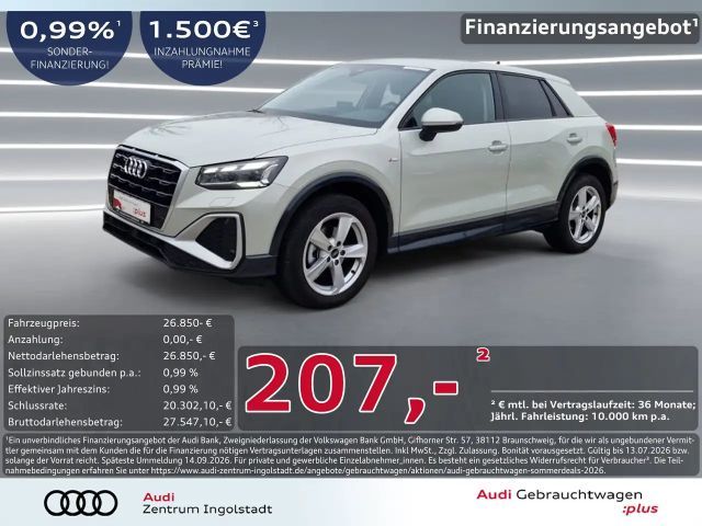 Audi Q2 30 TFSI S line NAVI+ MATRIX KAM. PDC+ 2025 Benzine