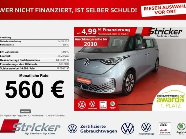 Volkswagen ID. Buzz Pro LWB Lang 210/86 560,-ohne Anzahlung AHK IQ.Li 2025 Elektrisch