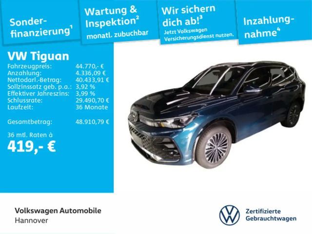 Volkswagen Tiguan 2.0 TSI DSG 4M R-Line Navi AHK Kamera ACC 2025 Benzine