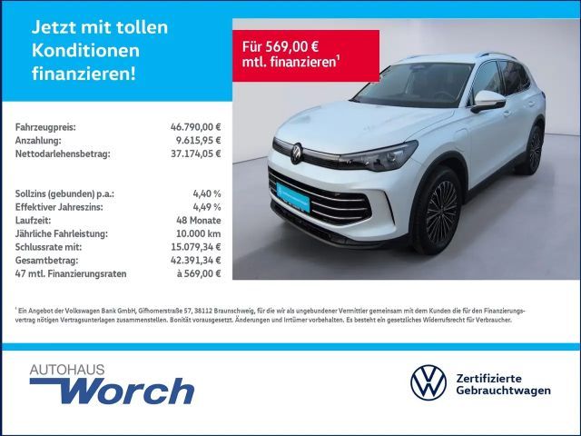 Volkswagen Tiguan 1.5 eTSI DSG Elegance KAMERA+AHK+DCC 2024 Hybride / Benzine