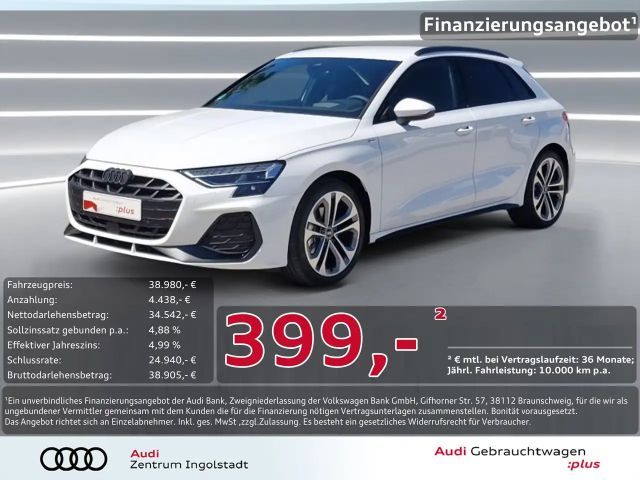 Audi A3 Sportback 35 TFSI 2x S line LED AHK ACC SONOS 2025 Benzine