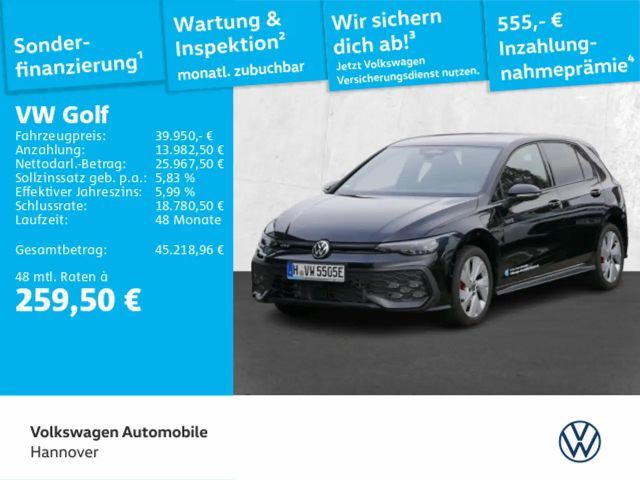 Volkswagen Golf GTE GTE 1,5 l eHybrid OPF 130 kW (177 P S) / 85 2025 Hybride / Benzine
