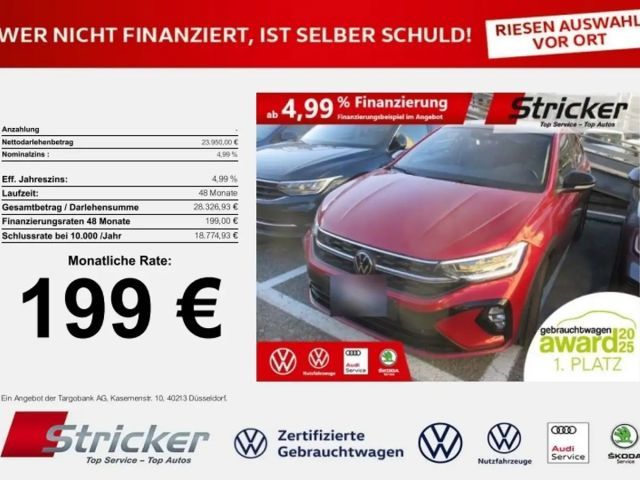 Volkswagen Taigo R-Line 1.0TSI DSG 199,-ohne Anzahlung Pano IQ.Lig 2024 Benzine